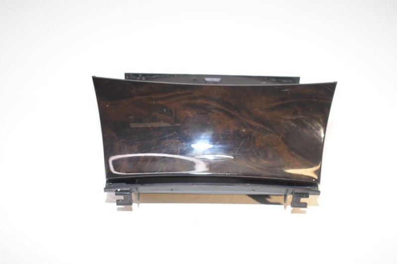2007-2011 MERCEDES BENZ CLS550 FRONT CONSOLE STORAGE COIN TRAY WOODGRAIN DOOR