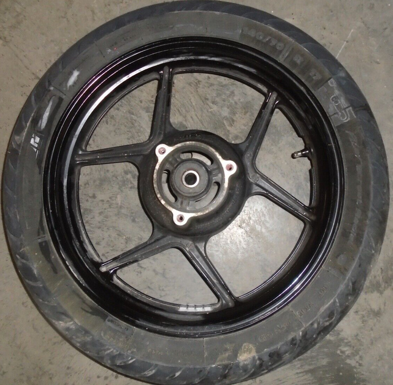 2009 Kawasaki Ninja EX250 EX 250 J EX250J Rear Rim Wheel Tire Back 140/70-17 17"