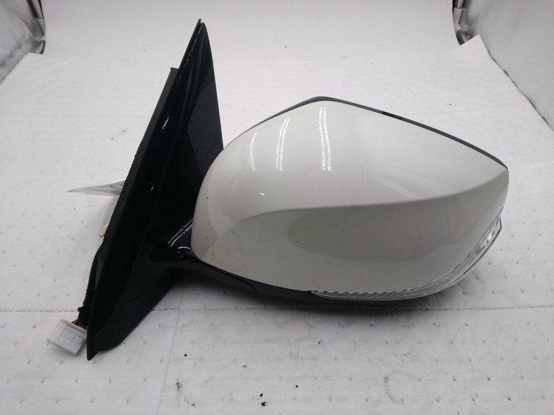 2016 INFINITI QX60 Left Door Mirror Assembly White 237085 125K Mileage