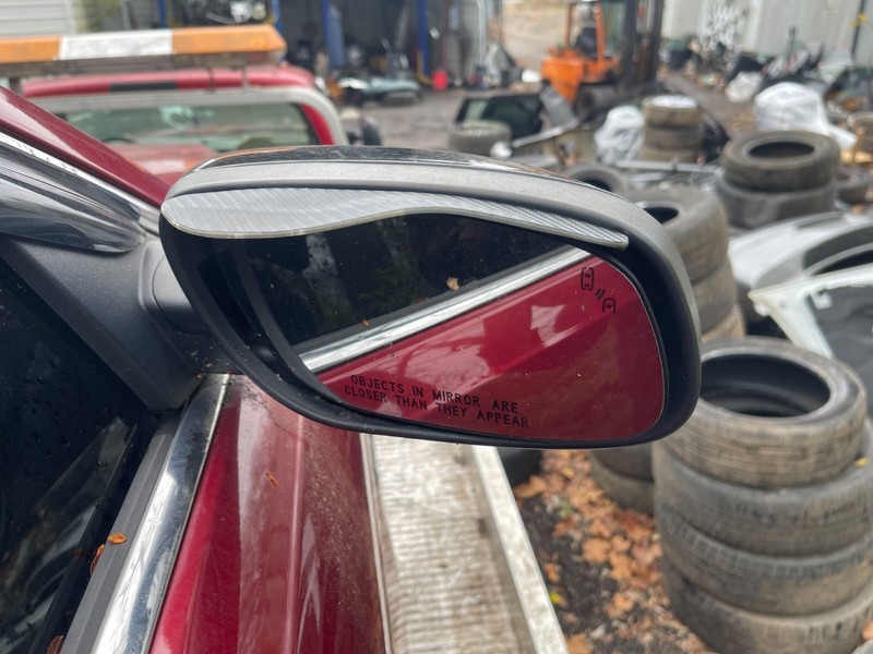 2010-2019 Ford Taurus SHO Left Driver Side View Mirror W/Blind Spot Used OEM