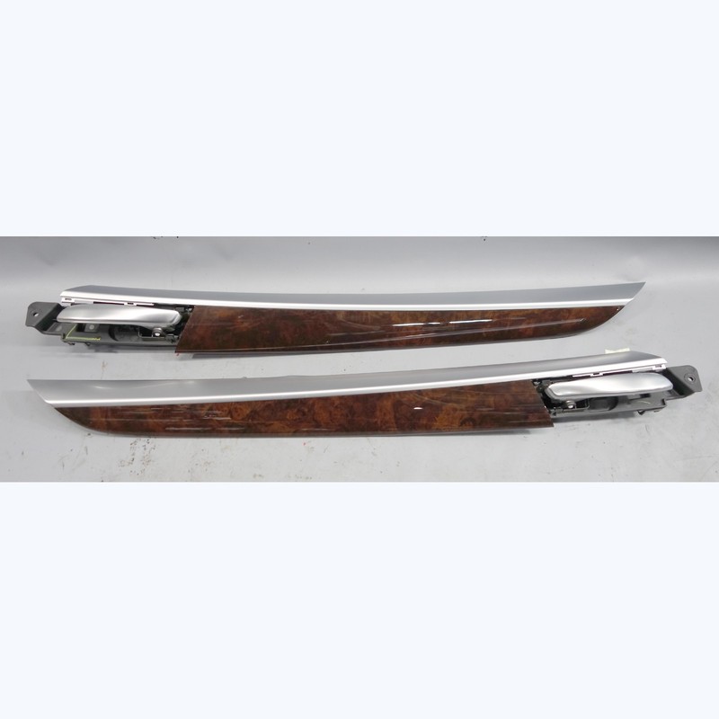 2007-2013 BMW E70 X5 SAV Rear Door Wood Trim Pair Walnut Burr OEM