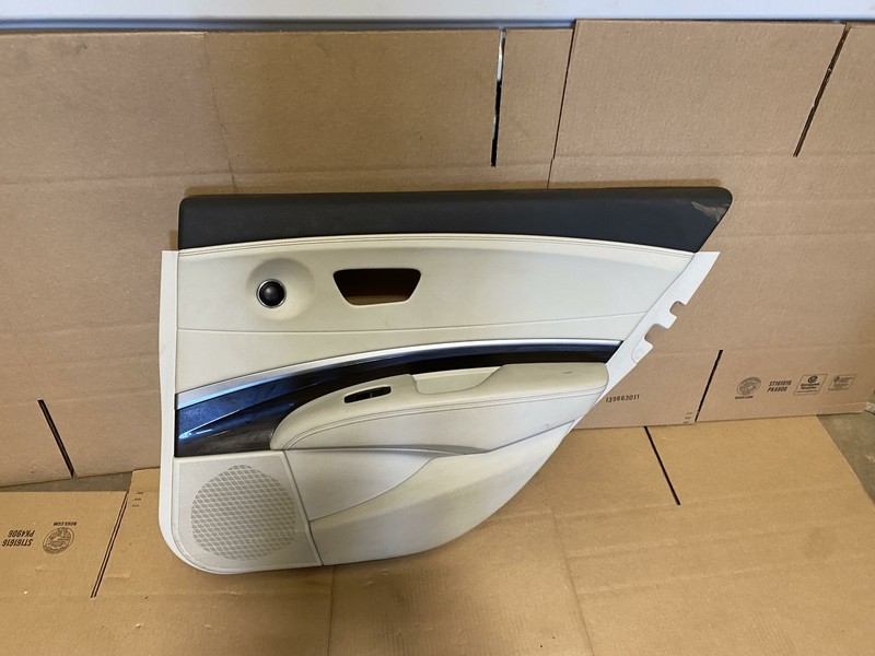 2014 ACURA RLX REAR RIGHT PASSENGER SIDE DOOR PANEL TRIM COVER LEATHER OEM