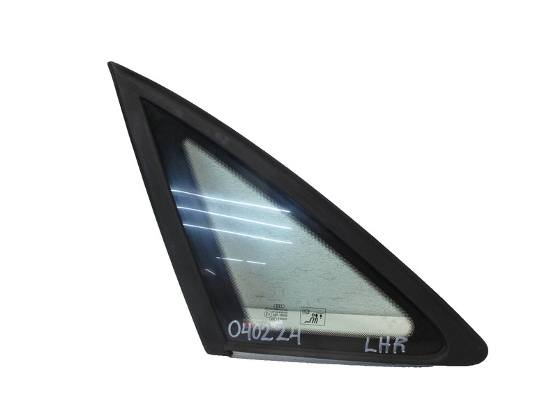 09-16 AUDI B8 A4 S4 RS4 SEDAN REAR LEFT DRIVER QUARTER WINDOW GLASS OEM 040224