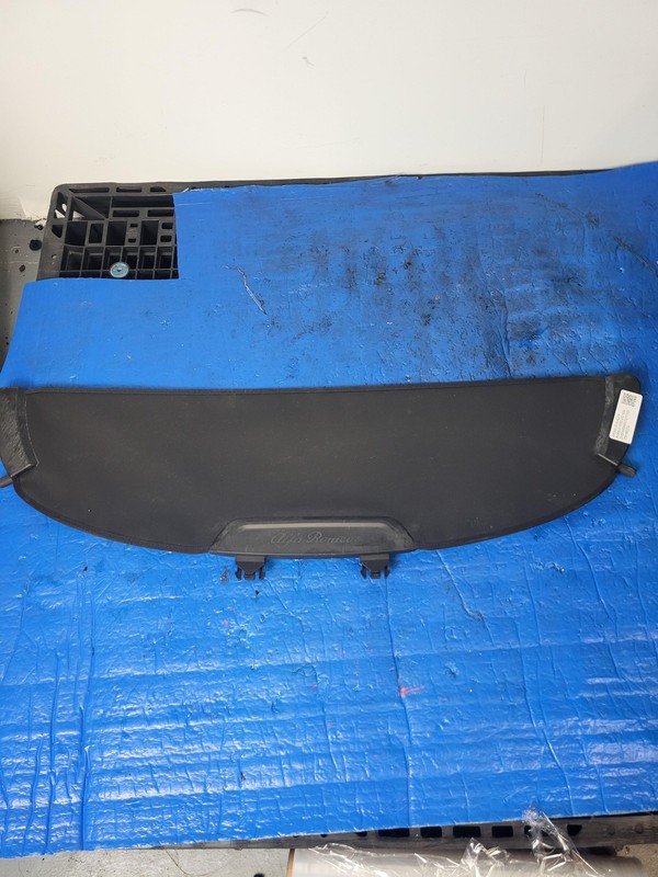 Used Oem Alfa Romeo Parcel Shelf Package Tray Trim Cover for 2017-2019 Stelvio
