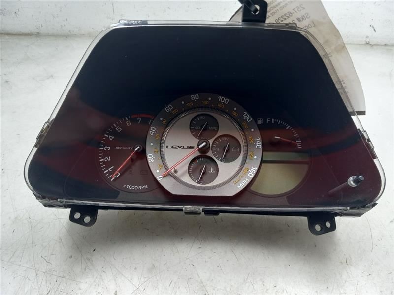 02-05 LEXUS IS300 3.0L RWD AT SPEEDOMETER INSTRUMENT CLUSTER