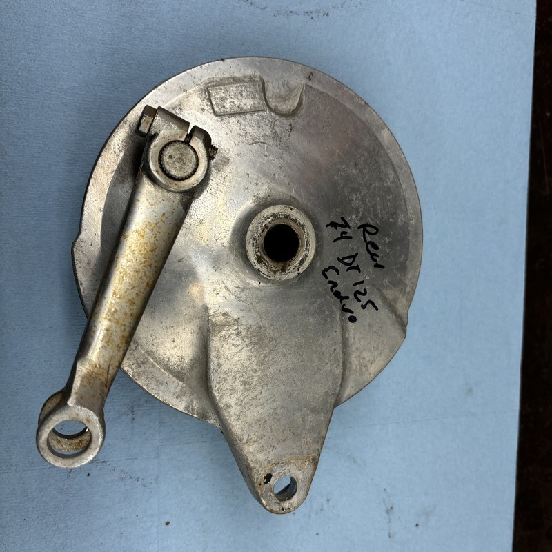 1974 Yamaha dt125 Enduro Vintage Motorcycle Rear Brakes Wheel Hub