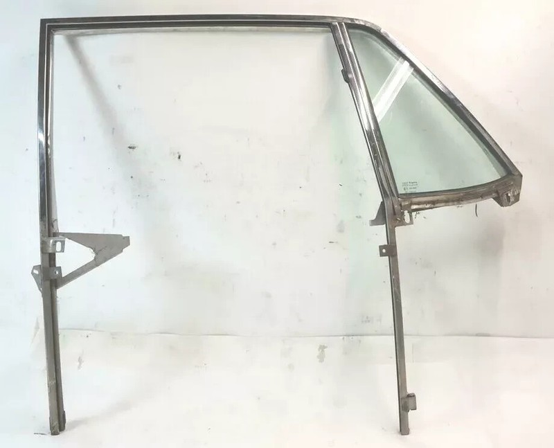 1994 Bentley Turbo R Rear Left Driver Side Door Window Glass Frame OEM