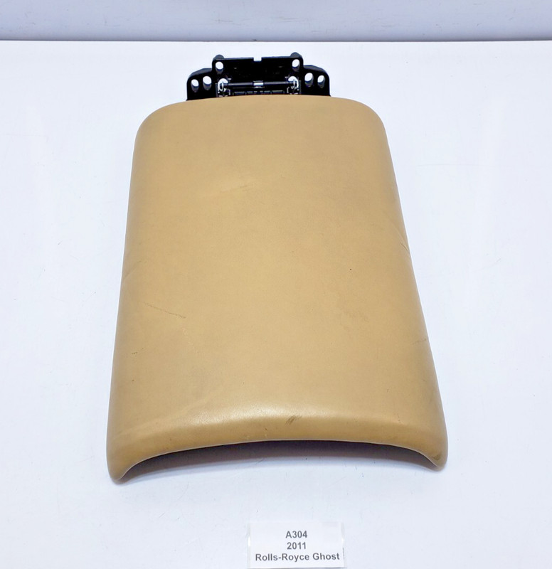✅ 10-14 OEM Rolls-Royce Ghost RR4 Center Console Armrest Leather Beige NOTE*