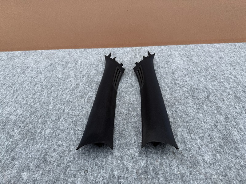 INFINITI Q60 2017-2022 OEM FRONT LEFT RIGHT INTERIOR A PILLAR TRIM PANEL (BLACK)