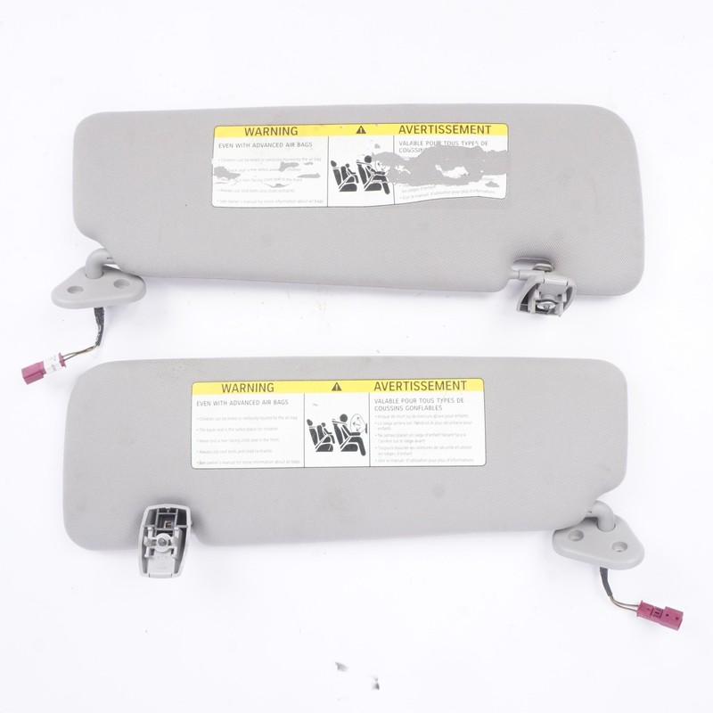 2012 - 2018 OEM BMW F06 F13 640 650 M6 LEFT AND RIGHT Side Sun Visor GRAYSET