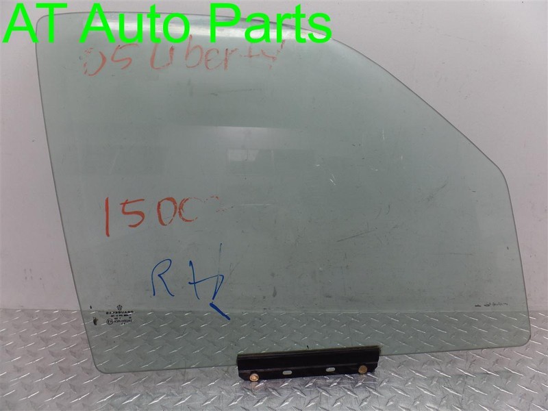 02 03 04 05 06 JEEP LIBERTY PASSENGER FRONT DOOR GLASS