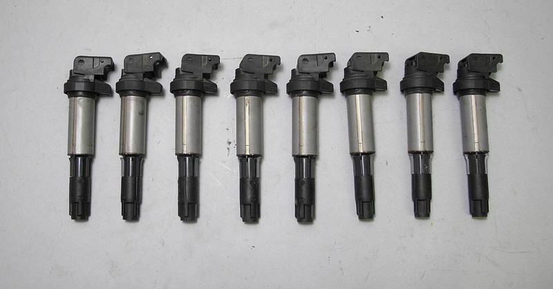 BMW N62 V8 E60 E65 X5 Factory Bosch Igntion Coil Stick Set of 8 2003-2008 OEM
