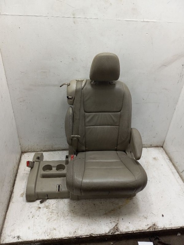 16 TOYOTA SIENNA XLE REAR DRIVER LEFT CAPTAIN SEAT LEATHER TAN-LC42