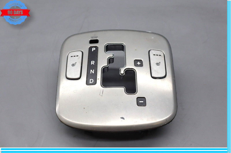 09-11 Hyundai Genesis Floor Shifter Silver Bezel Trim Oem
