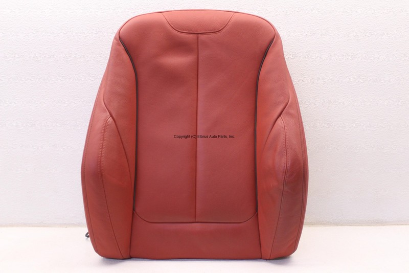 BMW 335XI F30 12-15 FRONT DRIVER LEFT SPORT SEAT BACKREST UPPER CUSHION LEATHER