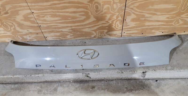 2020 2021 2022 HYUNDAI PALISADE TAILGATE LIFTGATE DOOR FINISH MOLDING COVER OEM