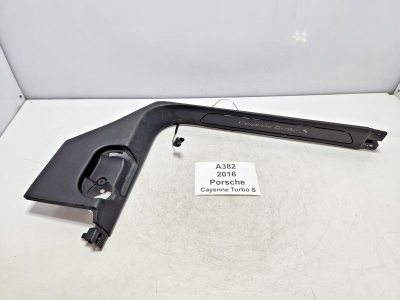 ✅ 11-18 OEM Porsche Cayenne Turbo S 958 Front Left Door Sill Scuff Plate Trim *
