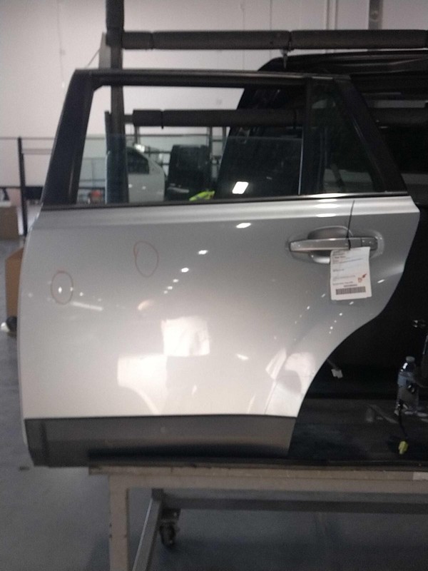 2013 Subaru Legacy Left Rear Door Silver OEM 2 Dings 143K Miles
