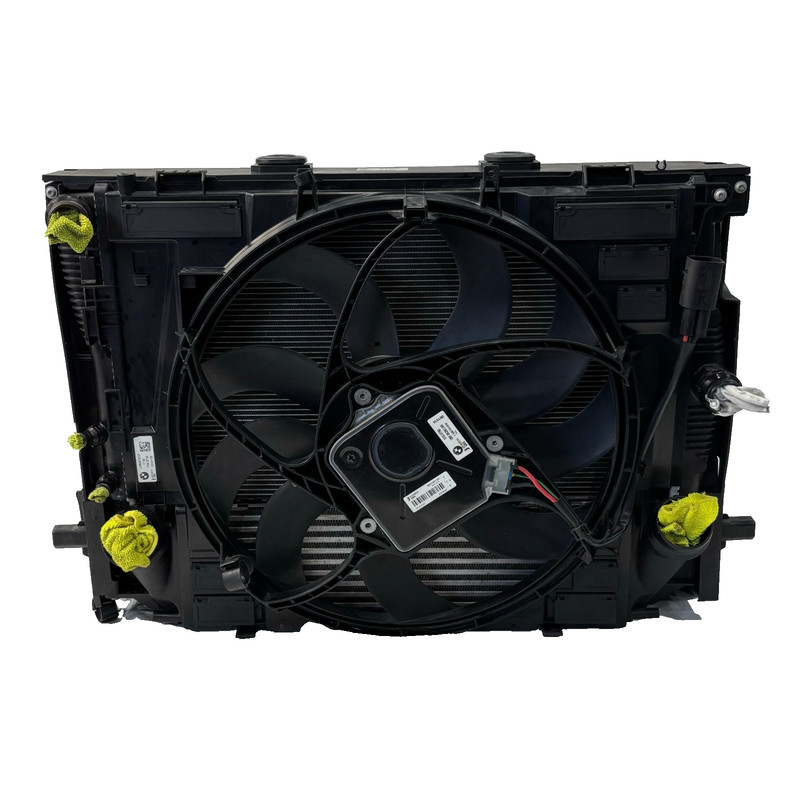 📌 2012-2016 BMW 528i xDRIVE F10 MAIN RADIATOR COOLING ASSEMBLY W/ FAN SET OEM