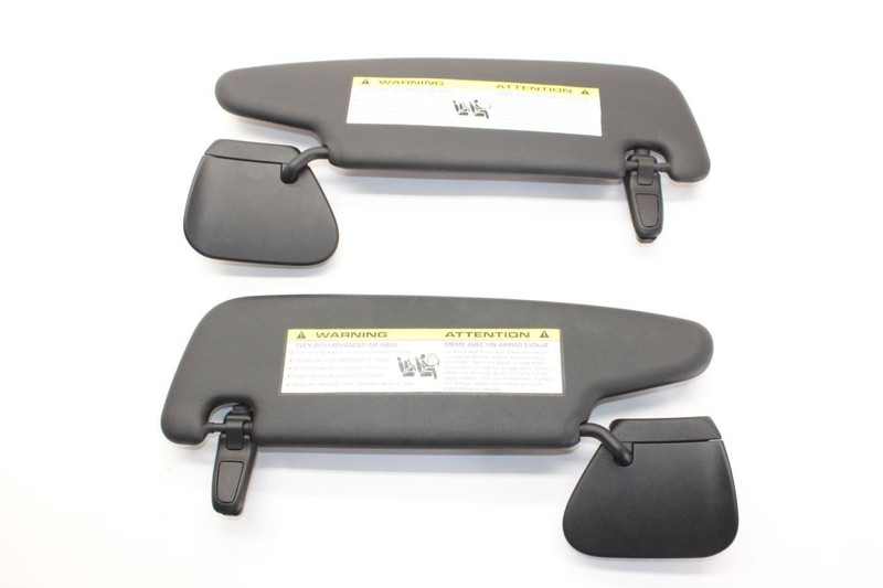13-16 Porsche Boxster 2.7L Black Left and Right Sun Visors with Illumination