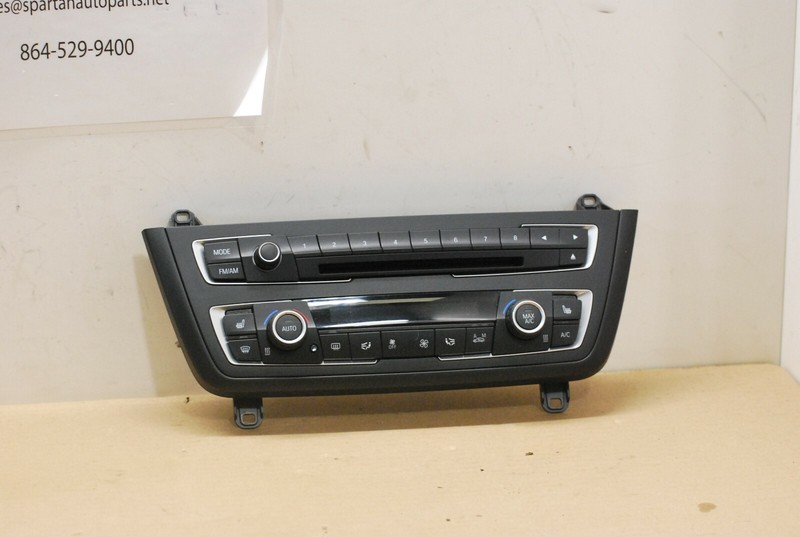 2012-2015 BMW 335I F30 F32 Heat A/C Climate & Radio Nav Control Switch Unit OEM