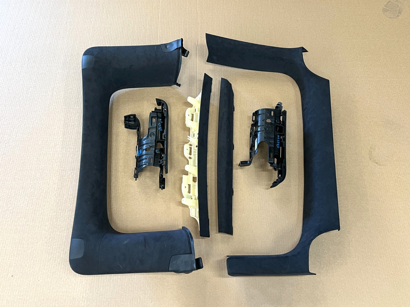 ⭐16-20 TESLA MODEL X REAR RIGHT HEADLINER SUNROOF PANEL COVER TRIM OEM LOT2740