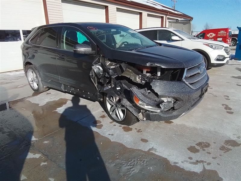 Passenger Front Door Tempered Glass Fits 15-20 EDGE 3179357