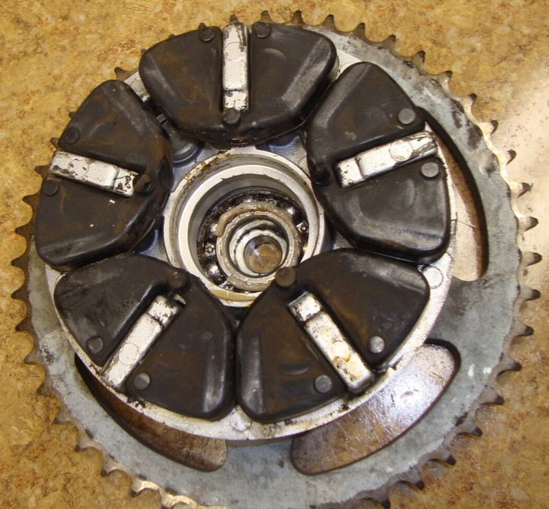 2006 06 Suzuki GSX600F GSX600 GSX 600 F Katana Rear Sprocket Chain Drive Cush 47