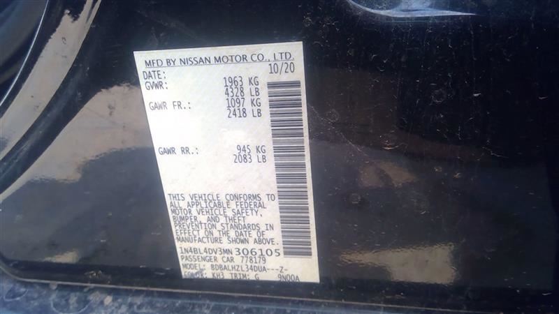 Temperature Control Without Heated Seats Fits 19-20 ALTIMA 1359254