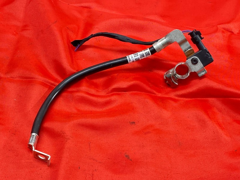 BMW G01 G02 G12 G30 G32 Rear Trunk Battery Negative IBS Terminal Cable Black OEM