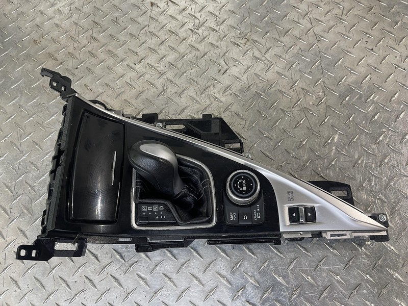 2014-2017 Infiniti Q50 Center Console Floor Trim Bezel Complete With Shifter Oem