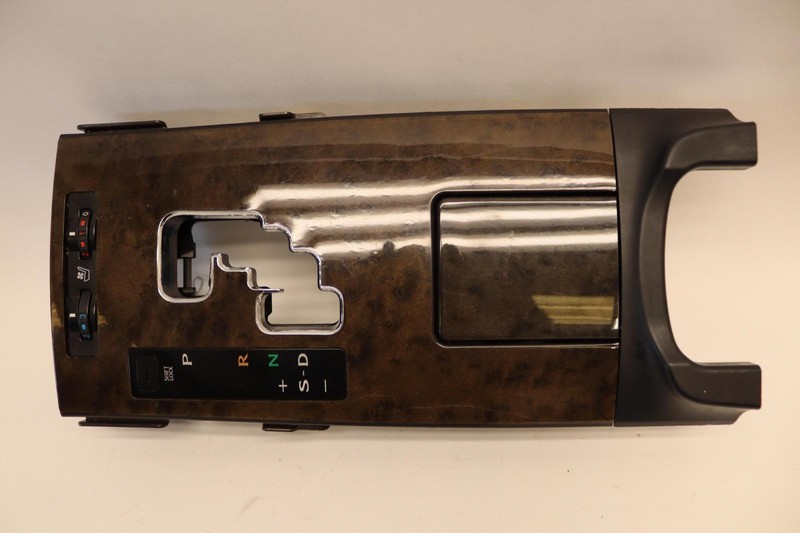 2009-2011 LEXUS IS250 IS350 A/T CENTER CONSOLE SHIFTER TRIM PANEL W/ HEAT OEM