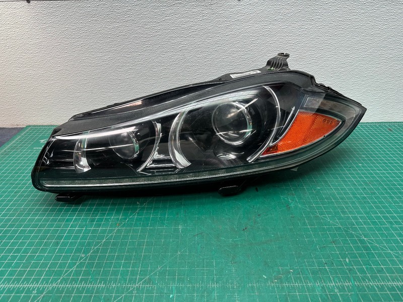 12-15 JAGUAR XF XFR FRONT LEFT DRIVER SIDE XENON HEADLIGHT CX23-13W030 OEM