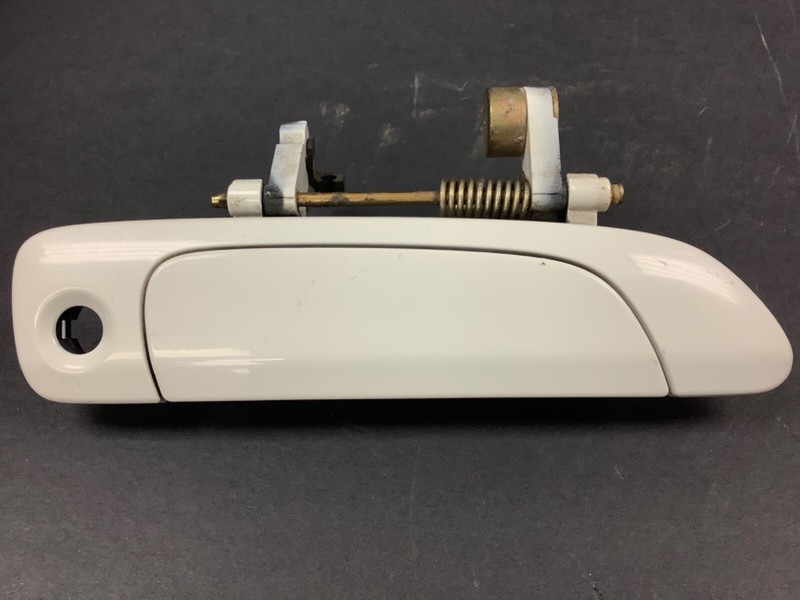 01-05 Civic 2/4Dr Right Front Door Exterior Outside Pull Handle White OEM