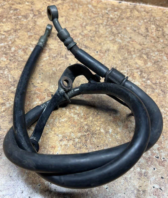 2007 Yamaha XVS650 XVS 650 V Star Front Brake Fluid Line Hose Caliper Fluid C5