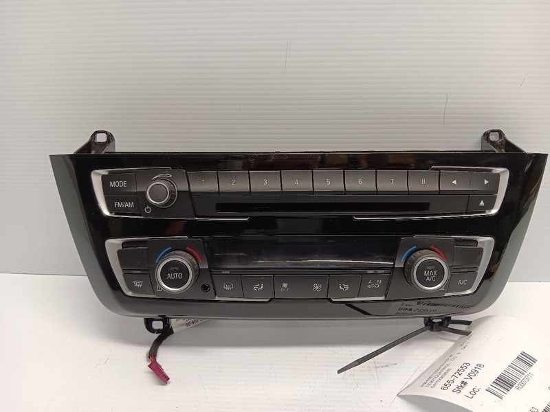 14-17 OEM BMW F32 F33 F36 F82 M3 M4 AC Heater Control Panel Radio Media Buttons