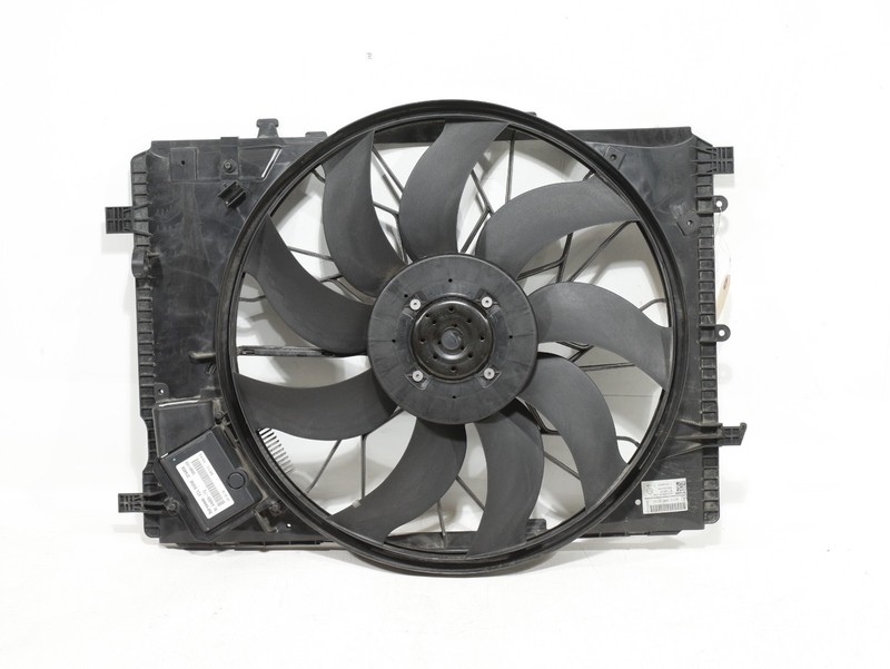 10-18 Mercedes CLS550 W212 C218 Radiator Engine Cooling Fan Motor Assembly OEM