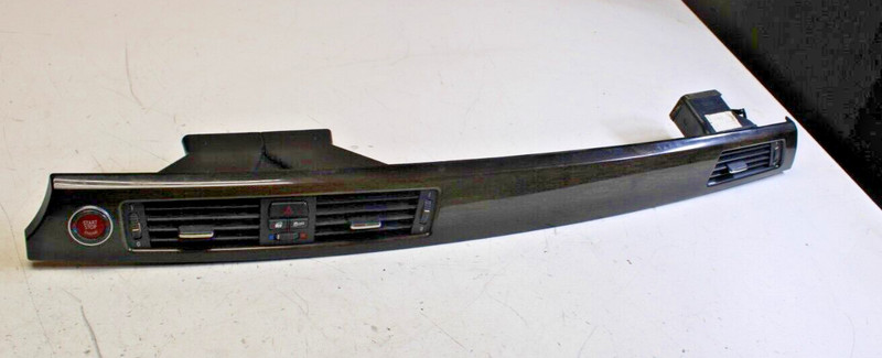 07-13 BMW 328I 335I M3 E90 E92 FRONT DASH AIR VENT GRILLE TRIM PANEL WALNUT WOOD