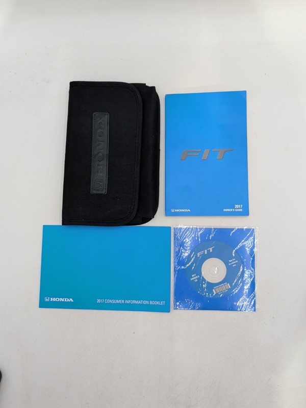 2017 Honda Fit LX, EX, and EX-L Owner's Manual Set With Case