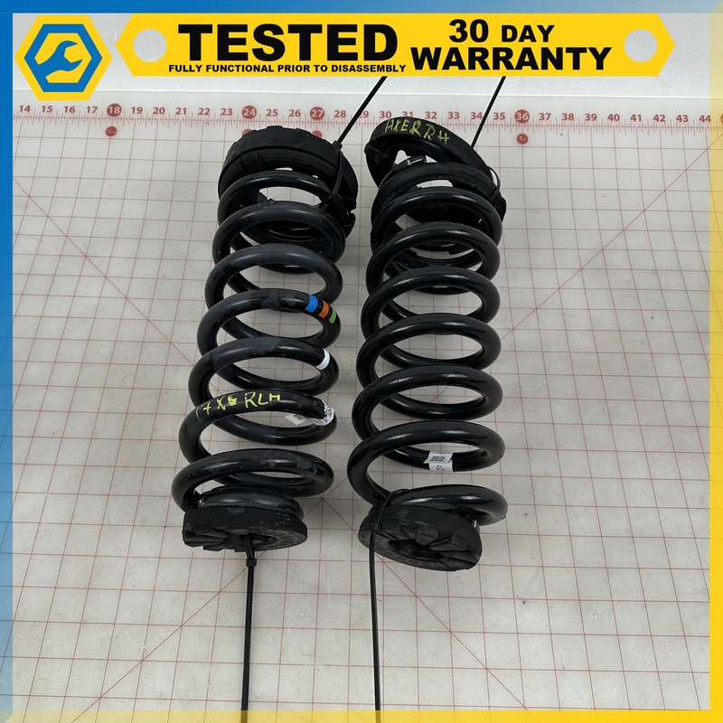17-20 JAGUAR XE REAR SUSPENSION COIL SPRING LEFT RIGHT SET OEM