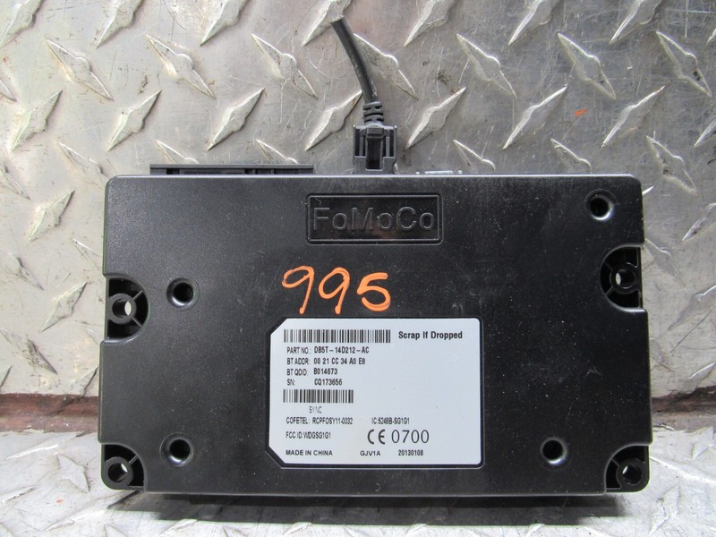 2013 FORD FOCUS COMMUNICATION SYNC CONTROL MODULE DB5T-14D212-AC