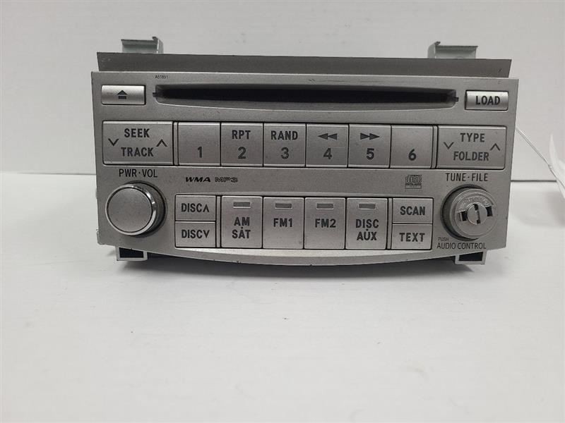 Audio Equipment Radio Receiver Single Disc CD Player Fits 08-10 AVALON 478471