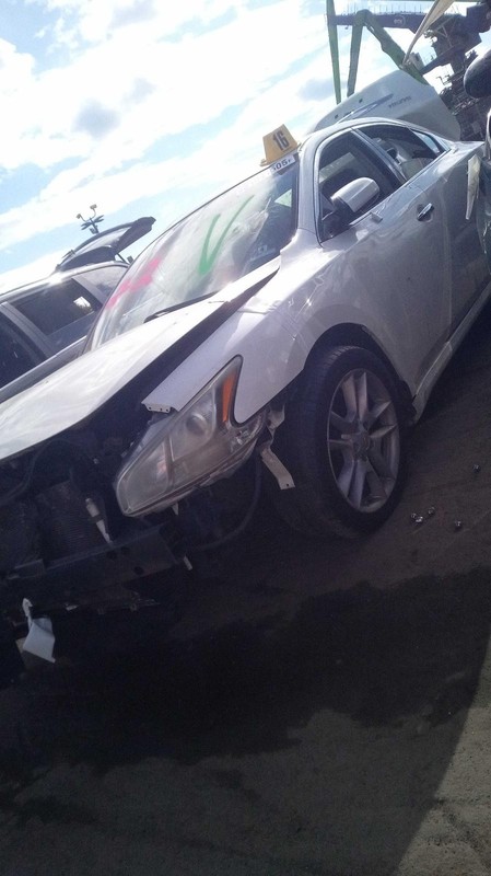 2014 Nissan Maxima Left Door Mirror Assembly White OEM 126K Miles NJ25-21872