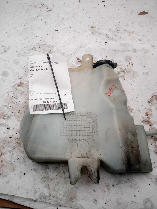2006 Chevrolet Impala Engine Coolant Reservoir OEM Black 3.90L 25924047
