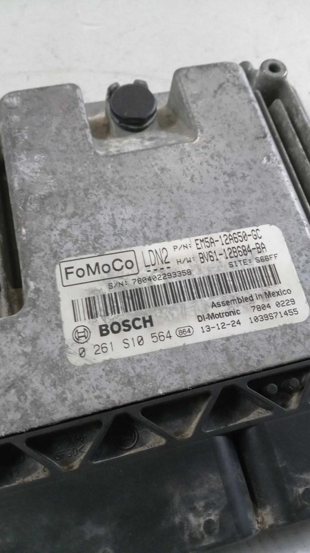 2014 Ford Focus Engine Control Module ECM OEM 37591 Black 66K Miles