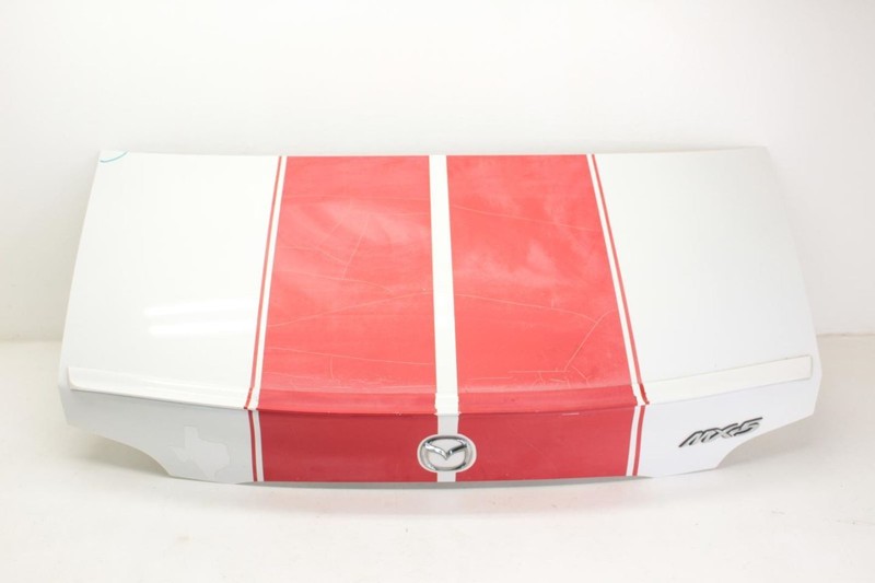 07-15 Mazda Mx-5 Miata NC Club White Rear Trunk Lid Assembly