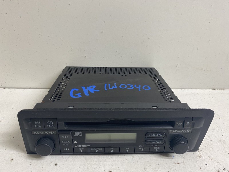 2004-2005 Honda Civic Coupe LX DX HX Radio Stereo 1 DIN Single Disc CD Cassette