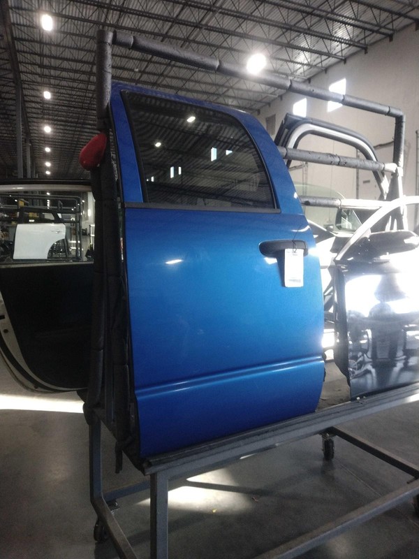 2008 Dodge 1500 Pickup Left Rear Door Blue OEM 178K Miles - Used Part