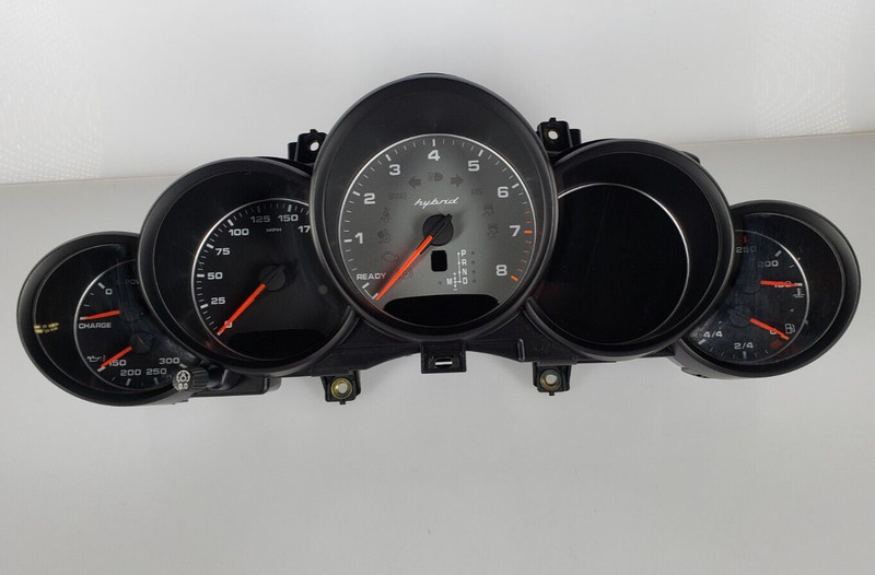 ✅ 11-12 OEM Porsche Cayenne Hybrid Instrument Cluster Speedometer 3.0L W/Compass