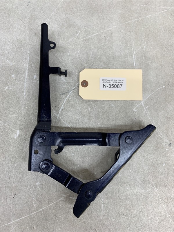 2014 TESLA S RH RIGHT HOOD BONNET HINGE BLUE 6006737-00-E 35087 B82